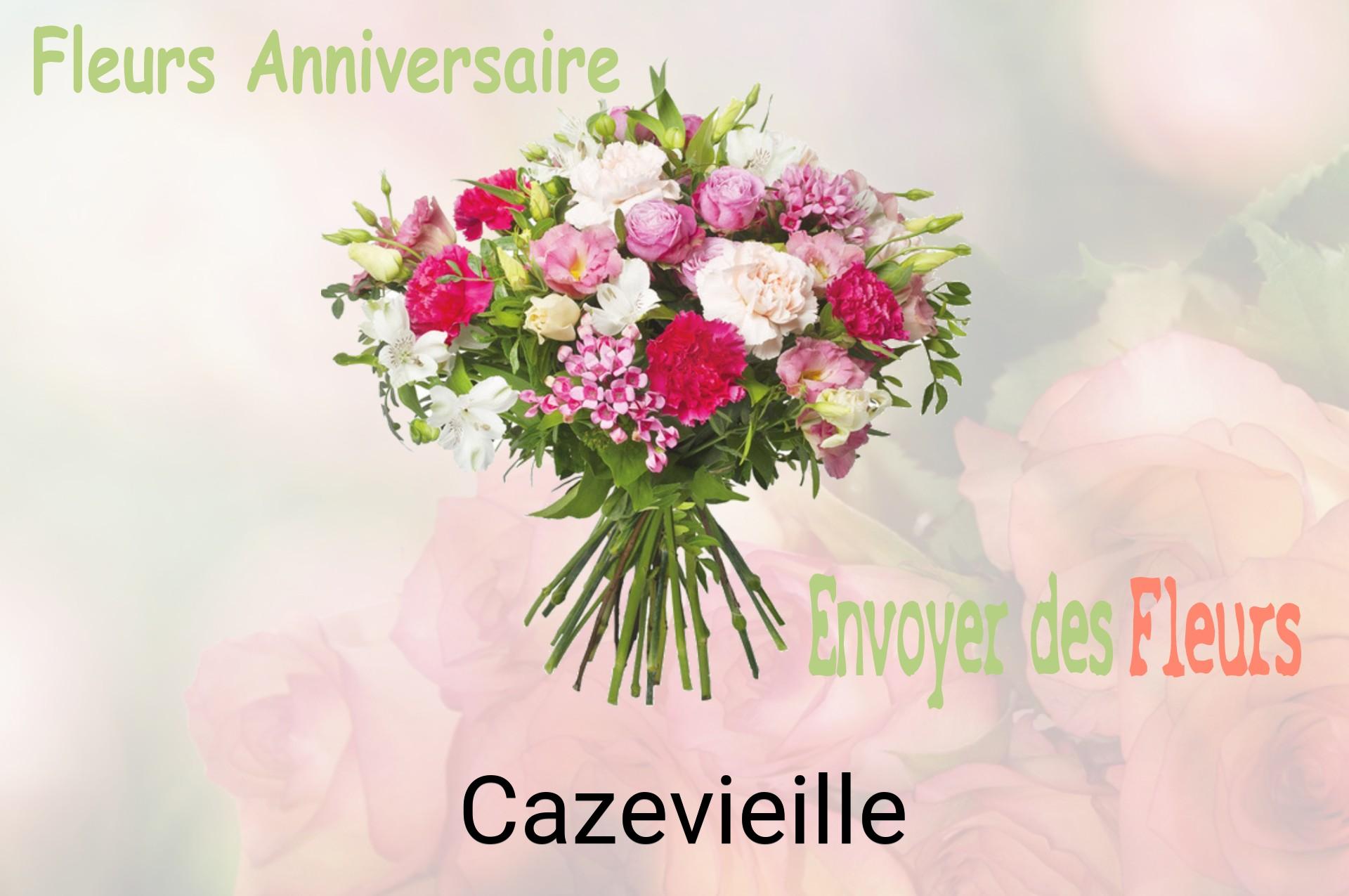 Bouquet de fleurs d’anniversaire livré à Cazevieille